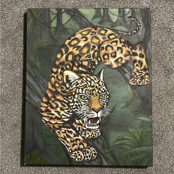 Leopard Canvas Art - Picture 1 of 5
